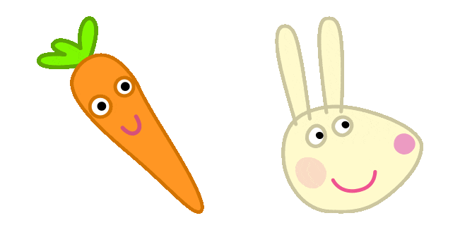 peppa pig rebecca rabbit animated custom cursor