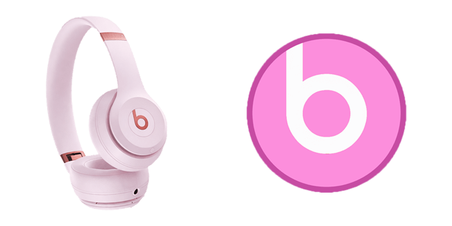 pink beats solo 4 custom cursor