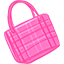 Pink High Heel & Handbag