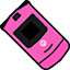 Pink Motorola RAZR V3 Animated