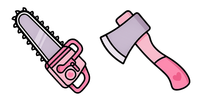 pinky chainsaw and axe custom cursor