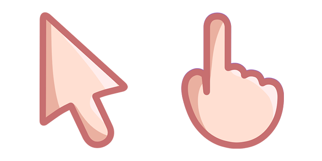 plain tan custom cursor