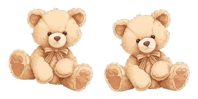plush teddy bear custom cursor