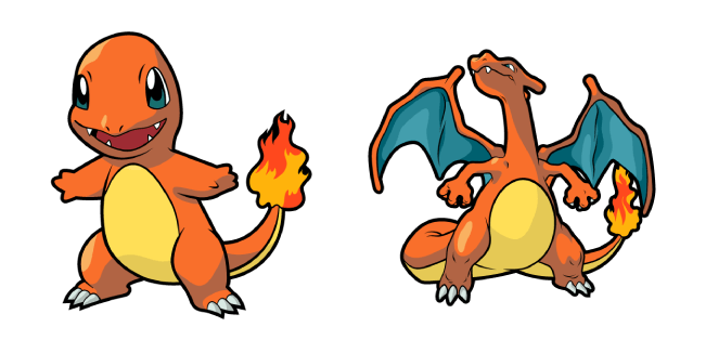 Custom Cursor Cute Charmander from Pokemon