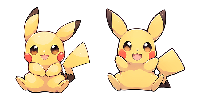 pokemon cute pikachu custom cursor