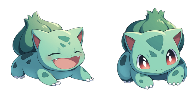 pokemon joyfull bulbasaur custom cursor