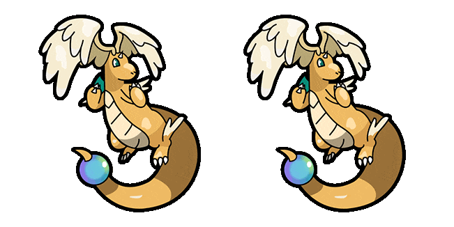 pokemon mega dragonite animated custom cursor