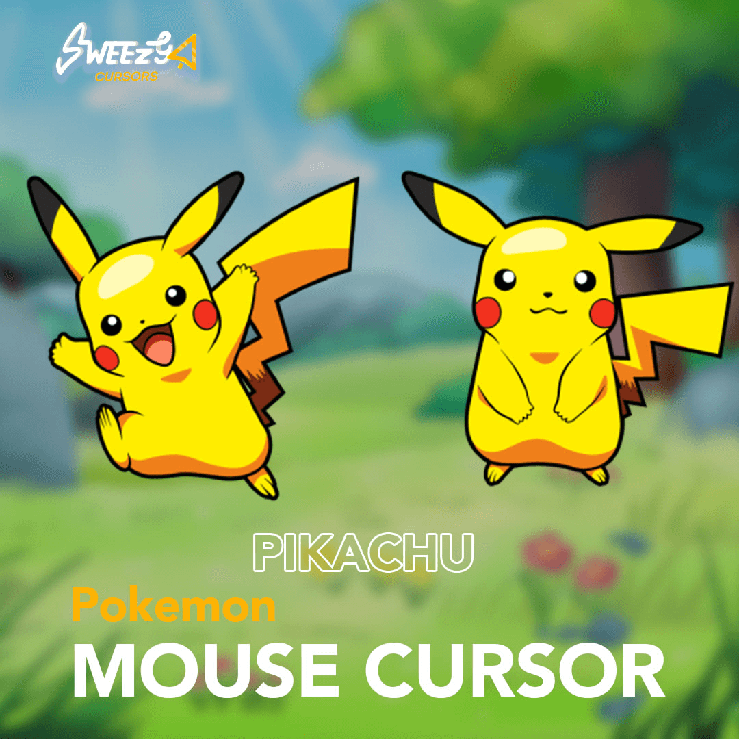 Pokemon Cute Pikachu Cursor - Pokemon Cursors - Sweezy