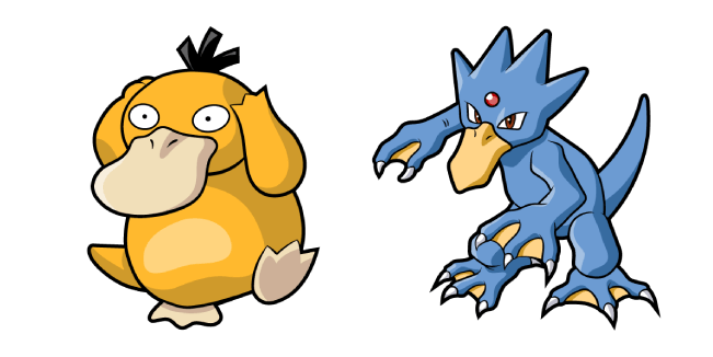 pokemon psyduck golduck custom cursor