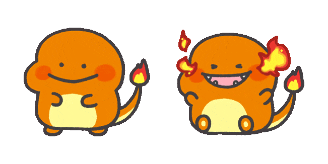 pokemon smile charmander animated custom cursor