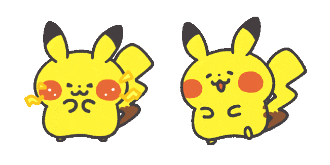 pokemon smile pikachu animated custom cursor