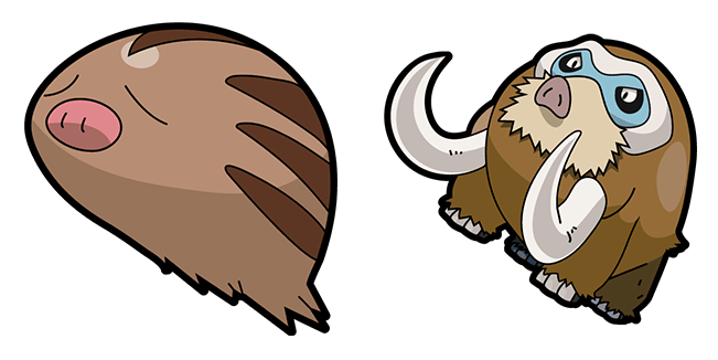 pokemon swinub mamoswine custom cursor