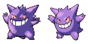 Pokerogue Gengar Pixel Cursor - Pokemon Cursors - Sweezy Cursor