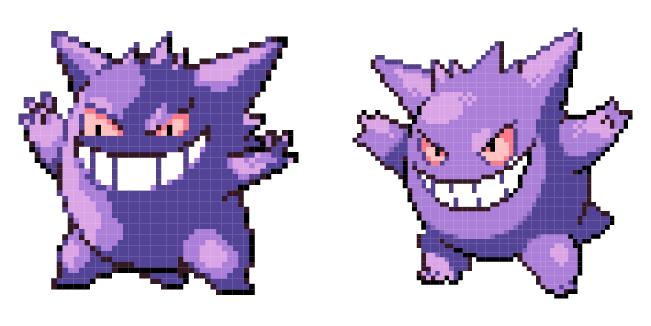 Pokerogue Gengar Pixel Cursor - Pokemon Cursors - Sweezy Cursor