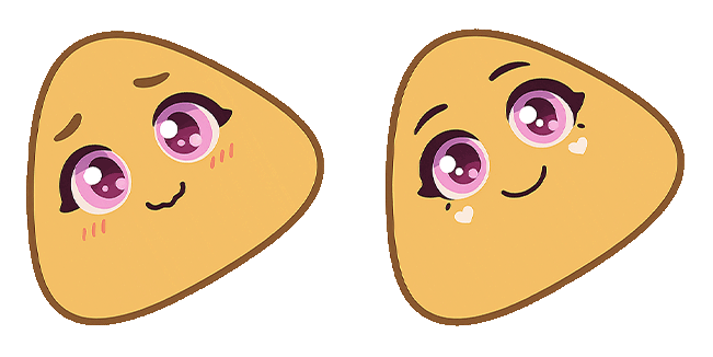 pou anime animated custom cursor