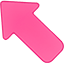 Preppy Pink Arrow & Love Message