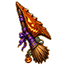 Pumpkin Broom & Witch Hand Pixel