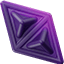 Purple Triangle Shape 3D