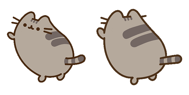 Pusheen the Cat Animated Cursor - Cute Cat Animated Cursor - Sweezy