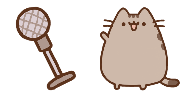 pusheen the cat microphone custom cursor