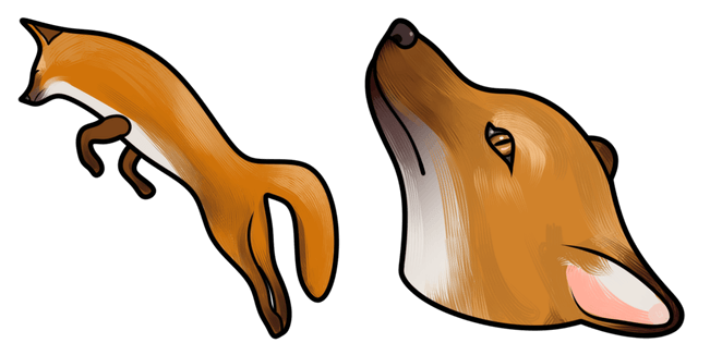 red fox custom cursor