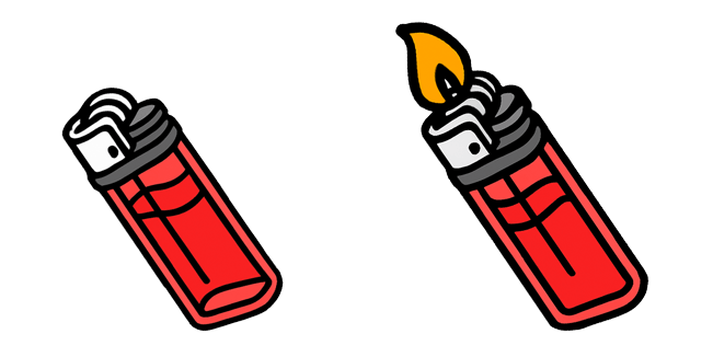 red lighter custom cursor