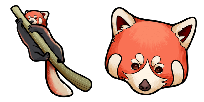 red panda custom cursor