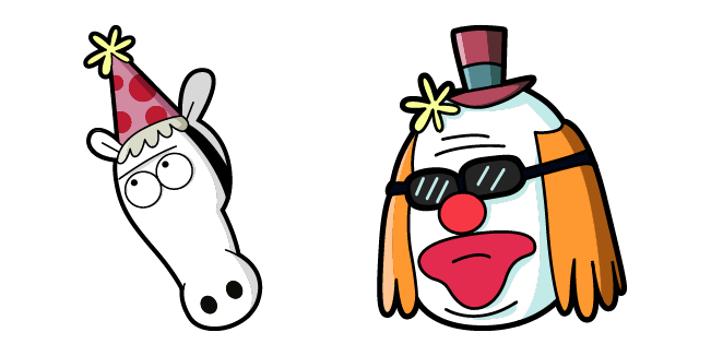regular show clown horse custom cursor