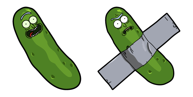 rick and morty duct tape pickle rick custom cursor