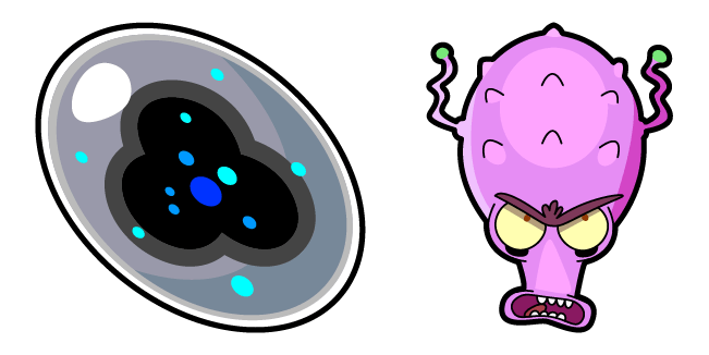 rick and morty prince nebulon dark energy ball custom cursor
