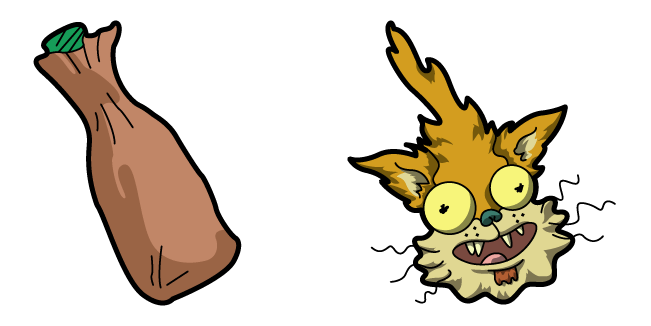 rick and morty squanchy bottle custom cursor