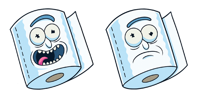 rick and morty toilet rick custom cursor