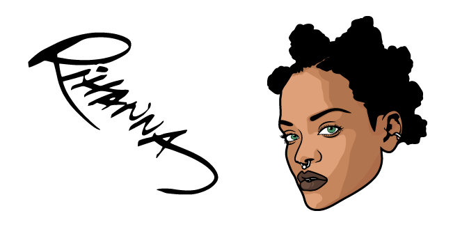 Rihanna & Logo Cursor - Windows Cursors - Sweezy Custom Cursors