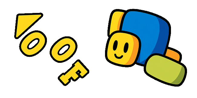 roblox noob oof animated custom cursor