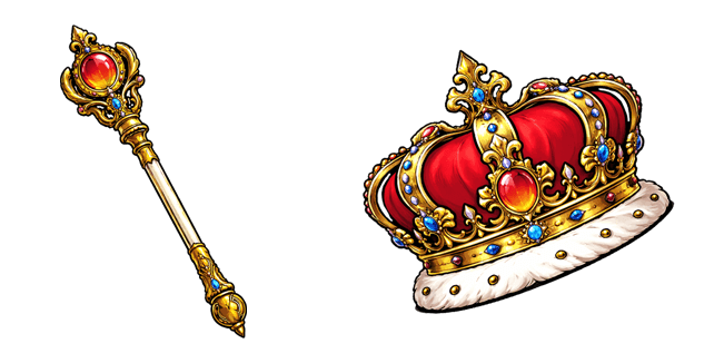 royal crown scepter custom cursor