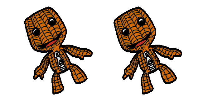 sackboy animated custom cursor