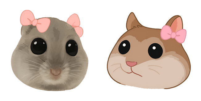 sad hamster meme custom cursor