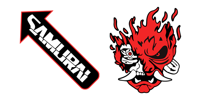 cyberpunk 2077 samurai logo custom cursor
