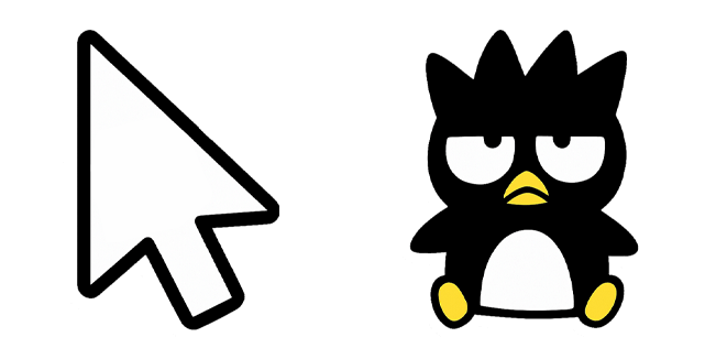 sanrio badtz maru white arrow custom cursor 1