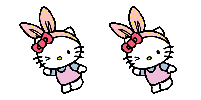 Sanrio Easter Hello Kitty Animated Cursor - Sweezy Cursors