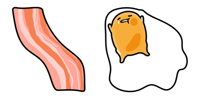 sanrio gudetama bacon custom cursor