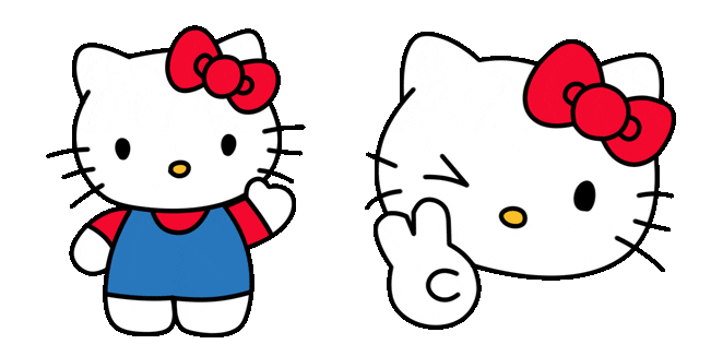 sanrio hello kitty animated custom cursor