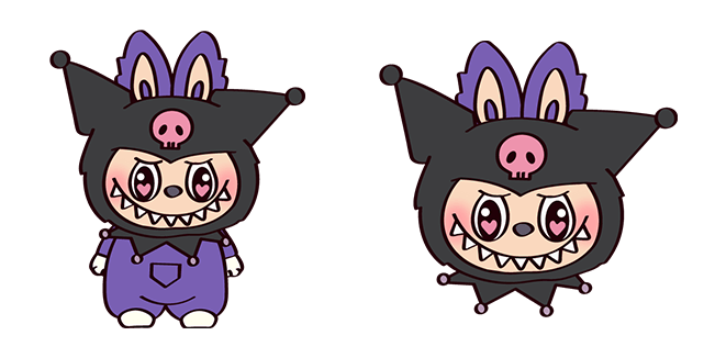 sanrio kuromi x labubu custom cursor