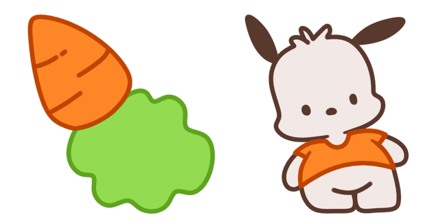 sanrio pochacco carrot custom cursor