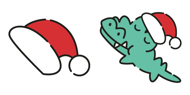 sanrio pochi in christmas hat custom cursor