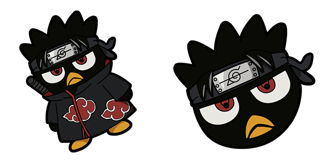 sanrio x naruto badtz maru itachi custom cursor