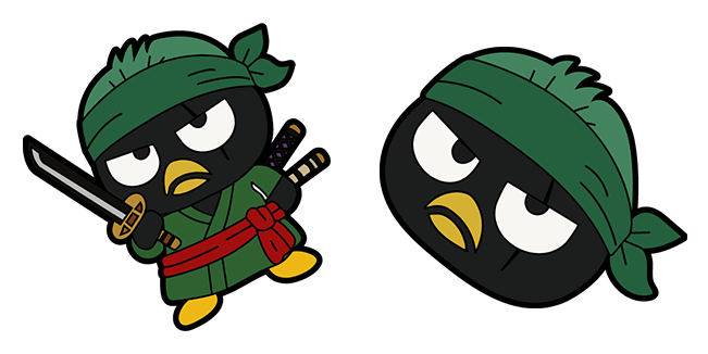 sanrio x one piece badtz zoro custom cursor