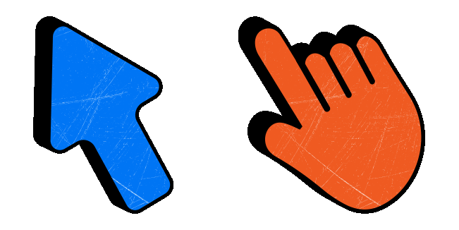 scratch texture custom cursor