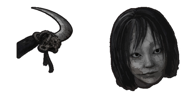 silent hill f ageha scarecrow sickle animated custom cursor