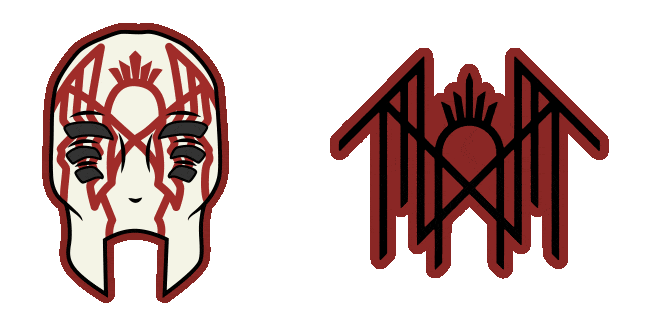 sleep token logo mask animated custom cursor
